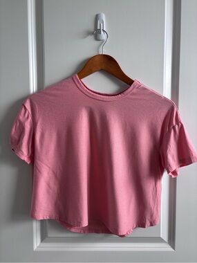 Old Navy Active Peach Crop Tee